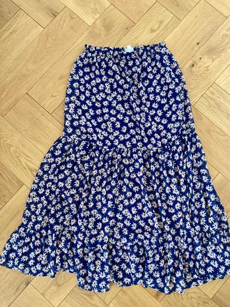 Kvetovana maxi sukna, 36