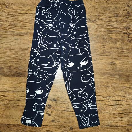 Prechodné leginky - mačka, 104 / 110 / 128 / 134