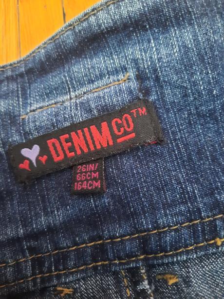 Rifľová sukňa, denim co,164