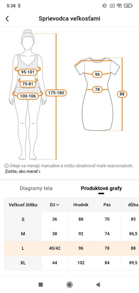 Sexi košieľka, l