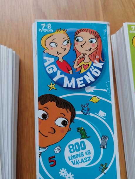 Maď. kvízy pre deti/agymenők cena za 2ks, 