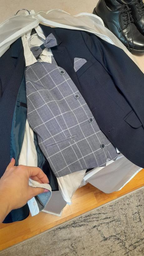 Luxusný oblek slim 134 so všetkým, 134