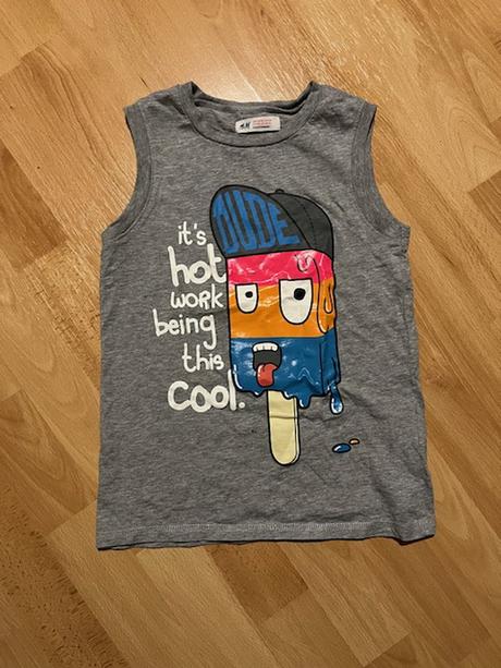 Tielko 3 ks - veľ.122/128, h&m,122