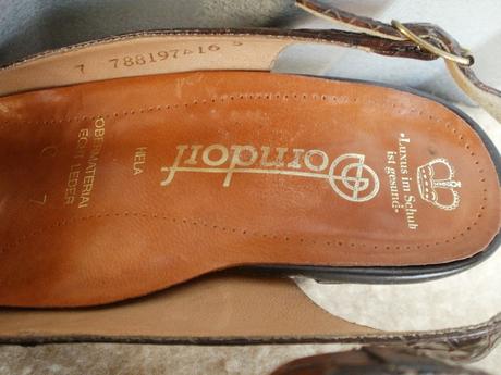 Sandále s koženou stielkou, 41