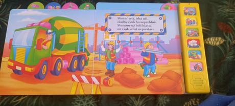 Hlučné motory zvuková knizka, 