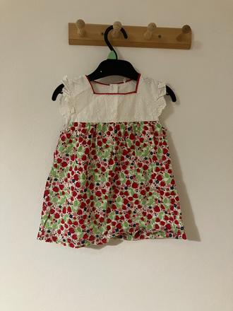 Letné šaty s jahôdkami, tu,80