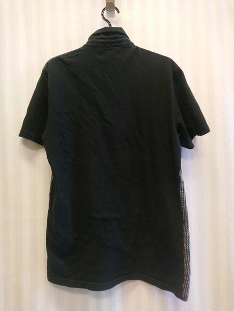 Čierne tričko s bielym vzorom, river island, xxs, river island,xs