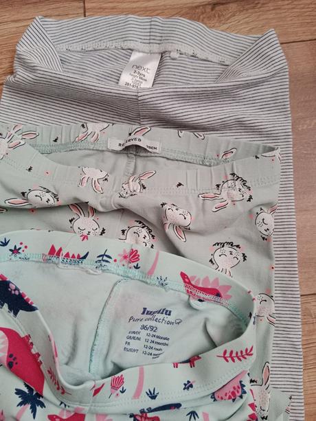 6x tenké legínky, next,92