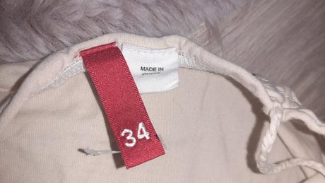 Tielko s háčkovaným dielim, h&m,34