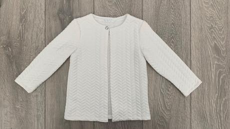 Biely kabátik / svetrik, baby,98