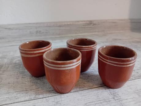 Hlinené štamperliky 4kusy, 