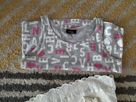 Písmenkové letné tielko 134/140, takko,134