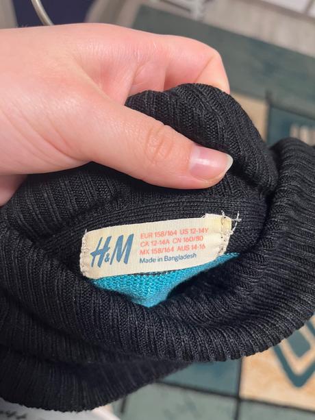 Trblietave svetríkové šaty, h&m,158