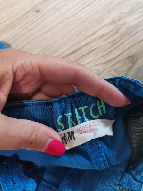 Chlapčenske modré rifle, h&m,98