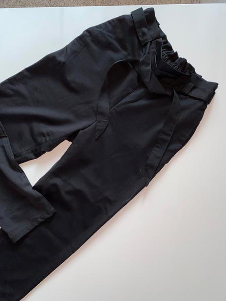 Nohavice s vysokým pásom, h&m,m