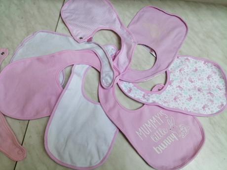 Podbradniky pre dievčatka 8 ks, f&f