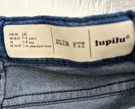 Slim fit rifle veľ. 128, lupilu,128