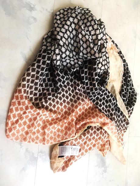 Luxusná šatka na krk, xxl