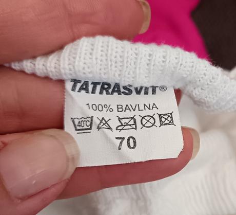 Pančuchy na traky, 2 kusy, č 70, bavlna, svetrík z, tatrasvit,74