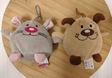 Plyšové postavičky s putkom, 2 ks, pms, 10 cm, 