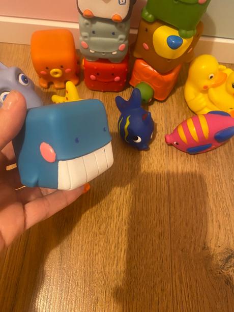 Gumené hračky do vane, na kúpanie,