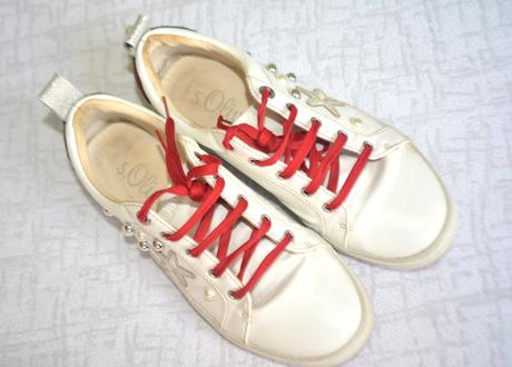 S.oliver, štýlové biele tenisky veľ.39, s.oliver,39