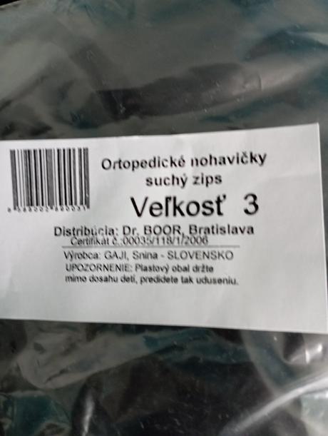 Ortopedické nohavičky veľ.3, gaji,4 kg - 9 kg