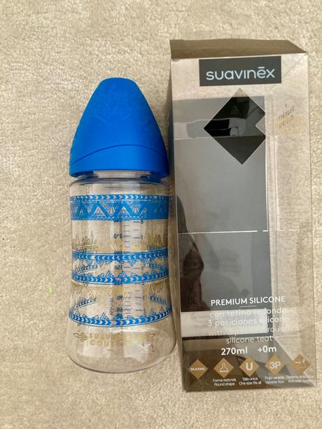 Kojenecká fľaša zn.suavinex 270ml 0+ nová, suavinex
