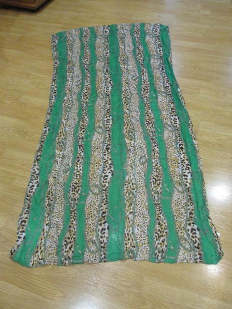 Maxi šatka s leo vzorom, xl