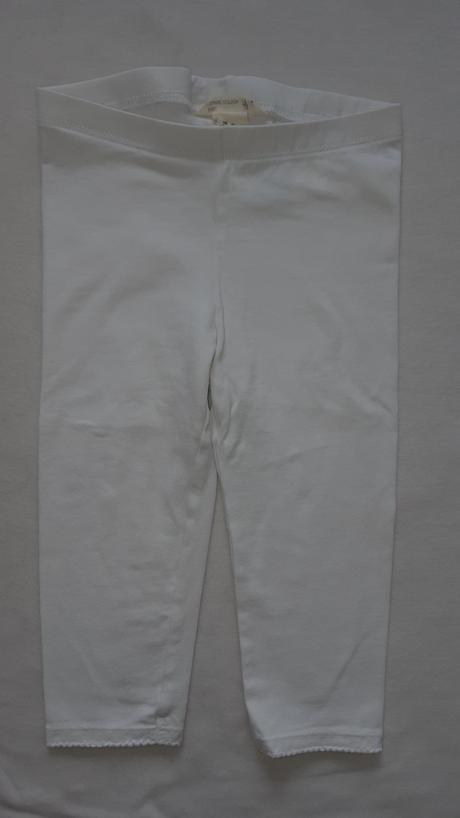 3/4 leginy h&m biele v.104, h&m,104