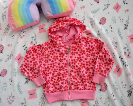 Kvietkovaná mikina-92/98, 92