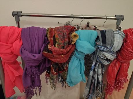 Šatky rôzne farby/vzory, 