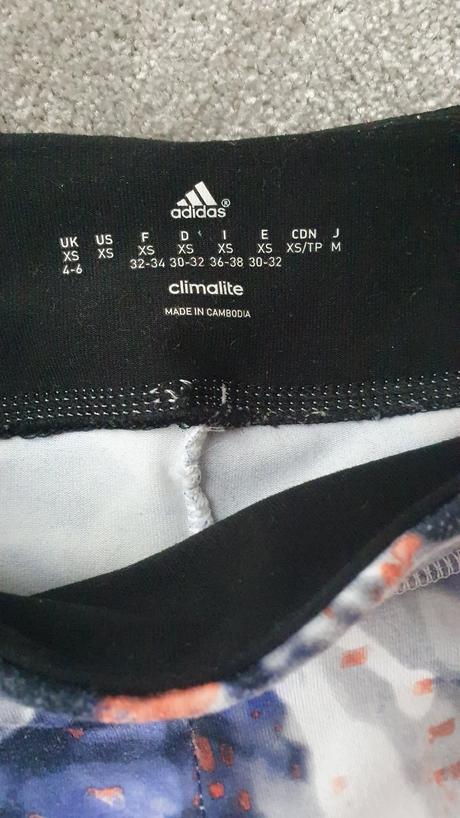 Legíny adidas xs climalite, adidas,xs