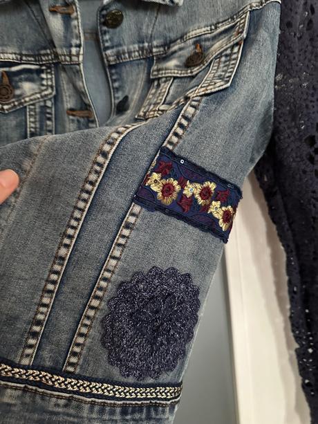 Riflová bunda desigual, desigual,s