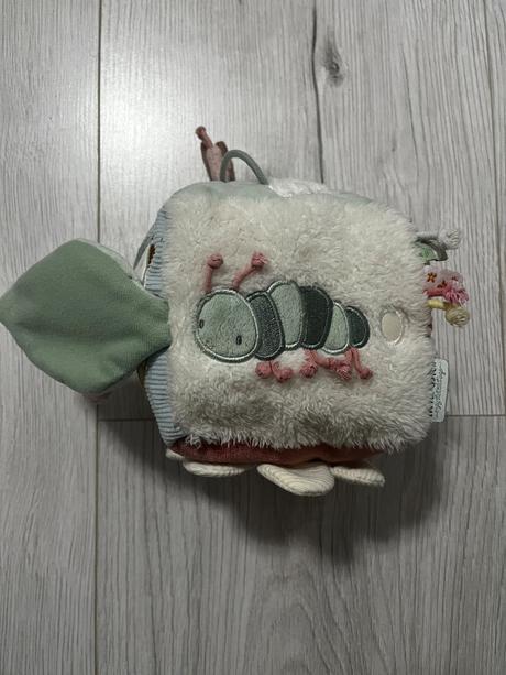 Little dutch plyšová kocka kvety a motýle, 