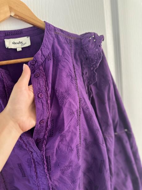 Čipkovaná blúzka, s