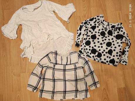 Blúzky pre dievčatko 92, 92