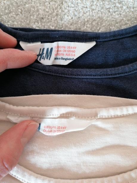 Tričká, h&m,110