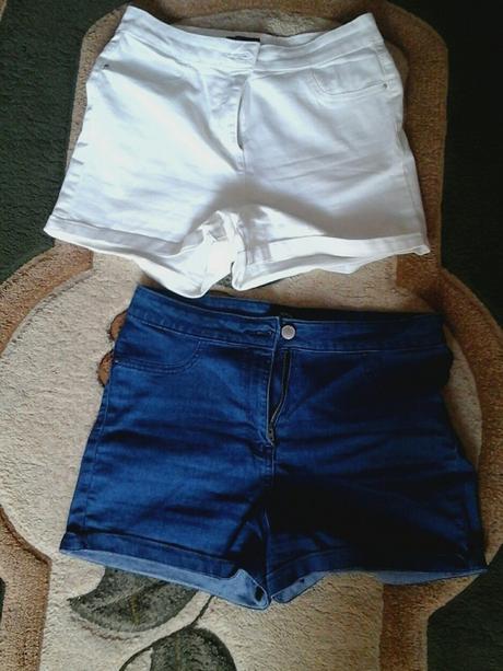 Riflove sortky, denim,38