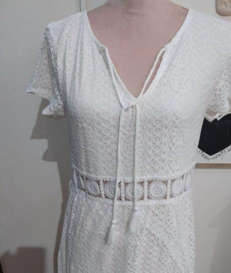 Maxi krajkové šaty, takko,m