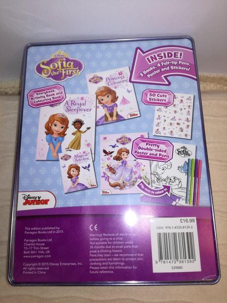Happy activity tin disney sofia the first nsp18, 
