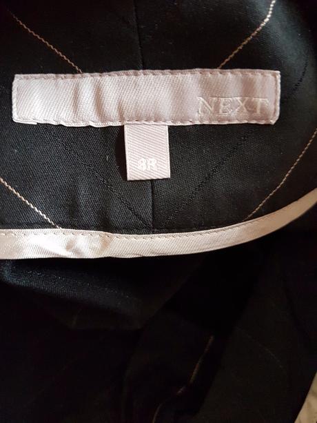 Elegantné office nohavice s páskom vel.m, next,36