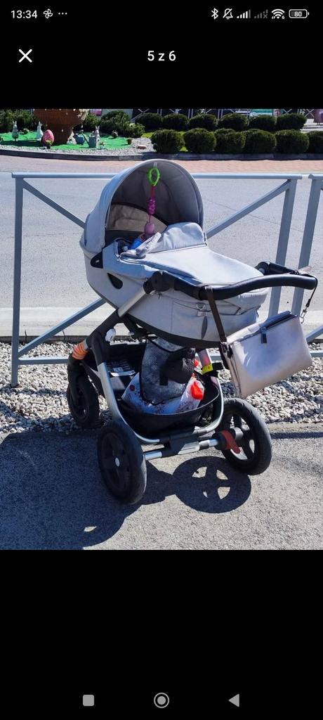 Predám kočík stokke, hlboká vanička, stokke,stokke trailz terrain
