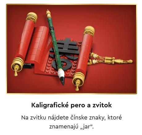 Lego čínske symboly šťastia,