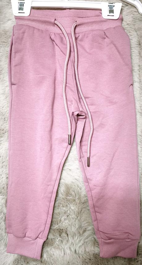 Detské bavlnené tepláky fialové, 74 - 176