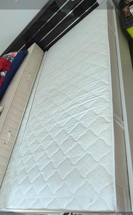 2ks penový madrac, šírka (cm): 90,dĺžka (cm): 200