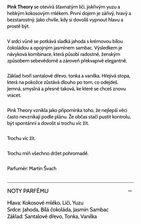 Pink theory - konsequence vzorka 2 ml niche unisex,