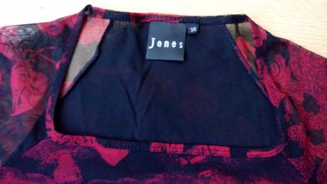 Čierno-bordová blúzka, s