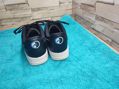 Nike air force 1 38 - dámske kožené čierne tenisky, nike,38