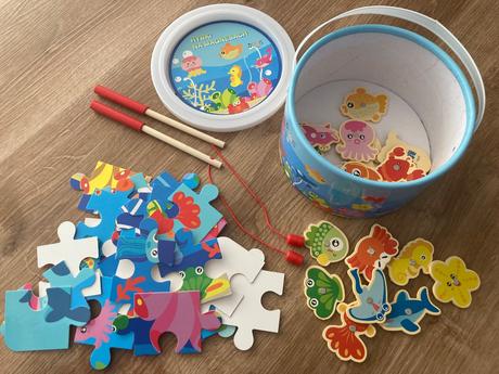 Magneticke rybky vo vedierku, 